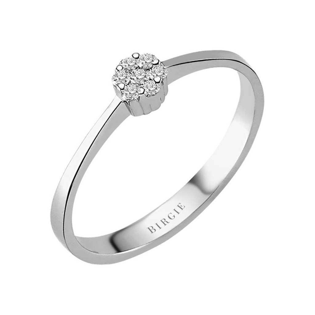 Bague solitaire effet diamant 0,25 carat