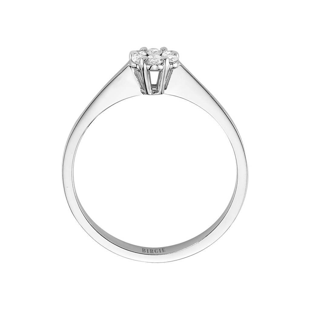 0.50 Carat Diamant Solitaire Effekt Ring