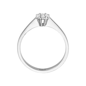 0.50 Carat Diamant Solitaire Effekt Ring