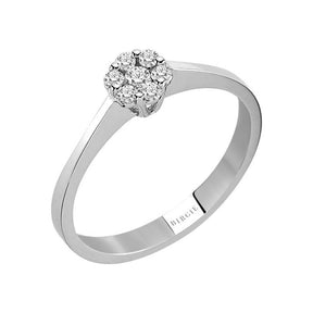 0.50 Carat Diamant Solitaire Effekt Ring