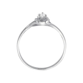 0.08 Karat Diamant Solitär Ring