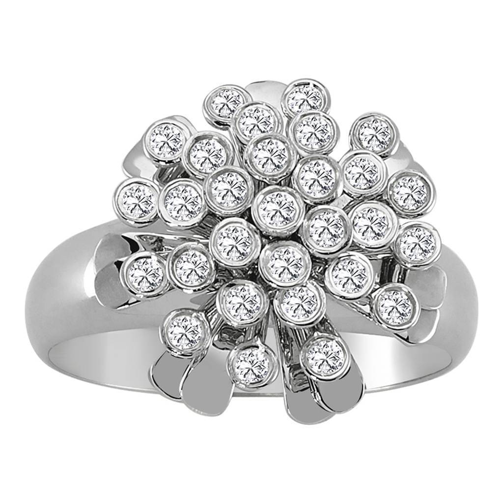 Diamant Blumen Ring