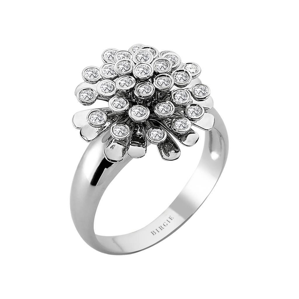 Diamant Blumen Ring