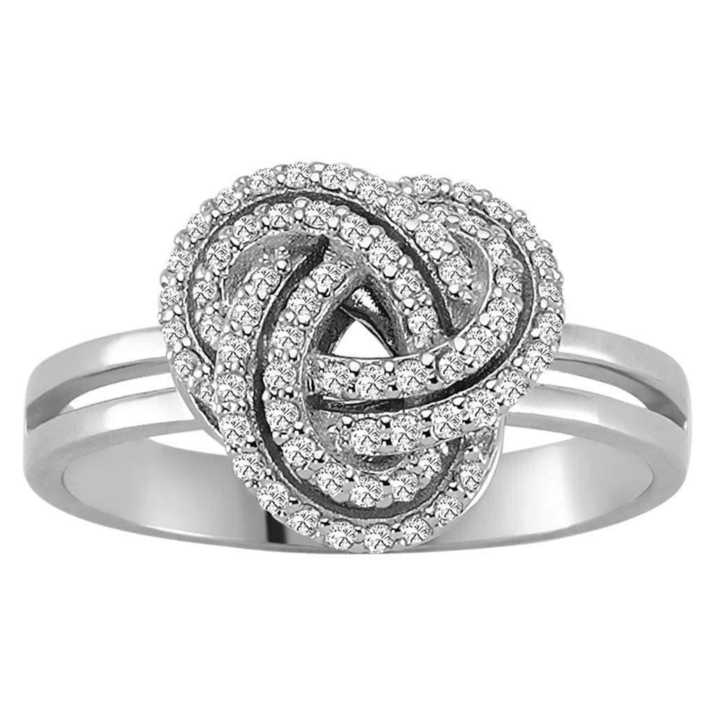 Diamant Endlose Spiral Ring