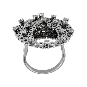 Diamond Halbmond Ring