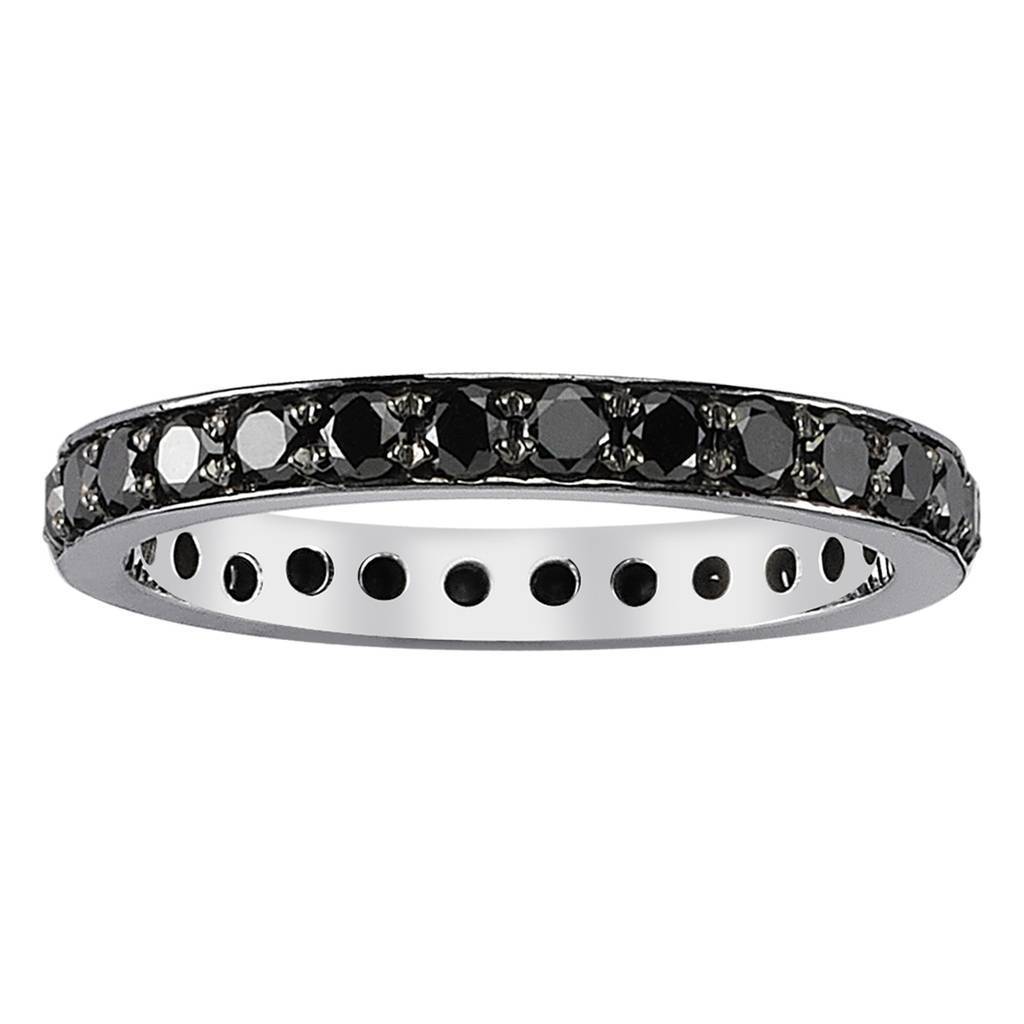 Black Diamond Eternity Wedding Ring