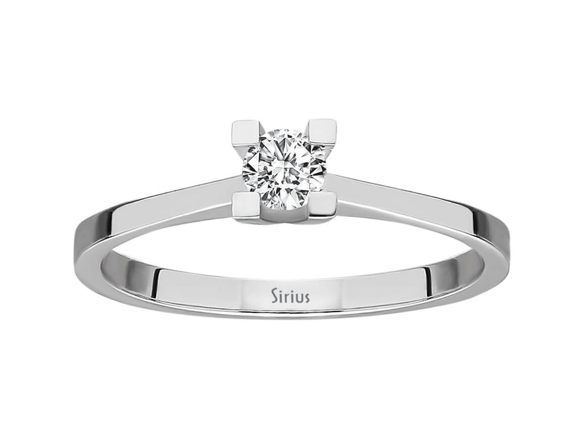 0,19 Karat Diamant Solitaire Ring