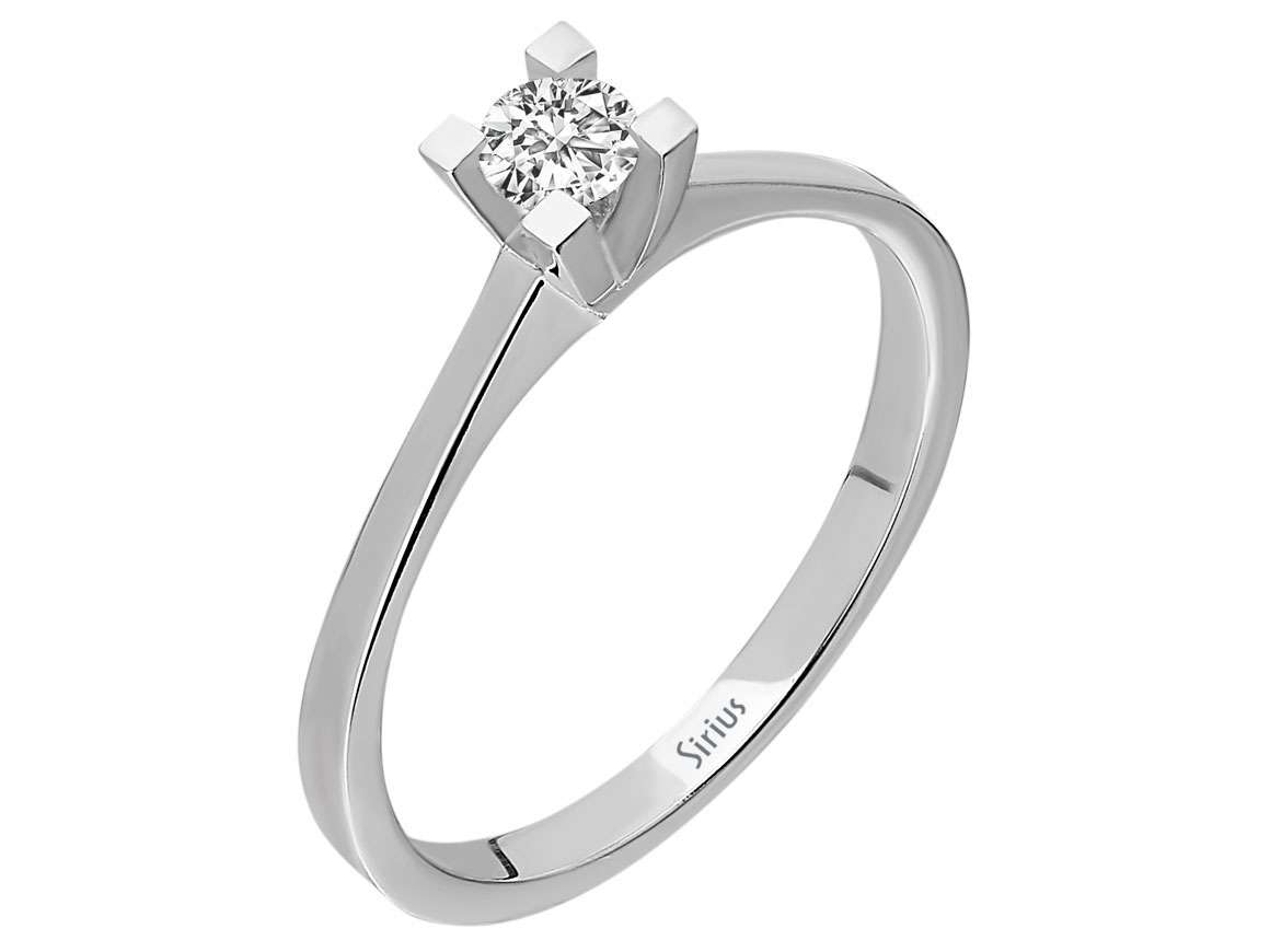 0,19 Karat Diamant Solitaire Ring