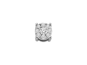 0.30 Carat Diamant Effekt Solitaire Herren Ohrstecker