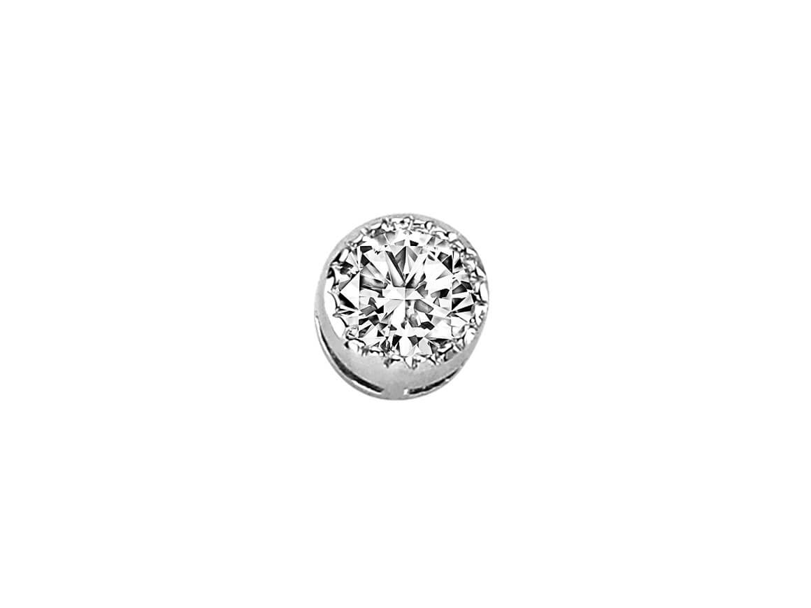 0.17 Carat Diamant Solitaire Herren Ohrstecker