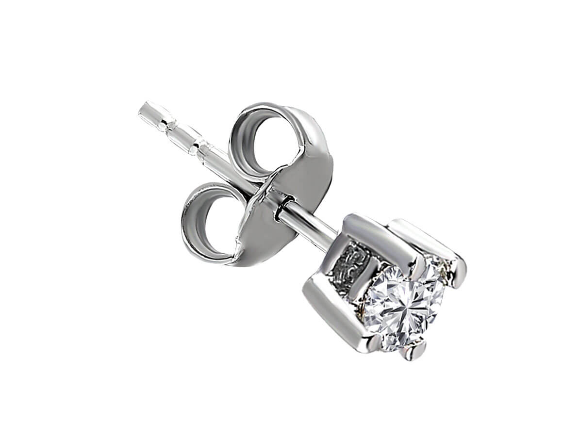 0.25 Carat Diamant Solitaire Herren Ohrstecker