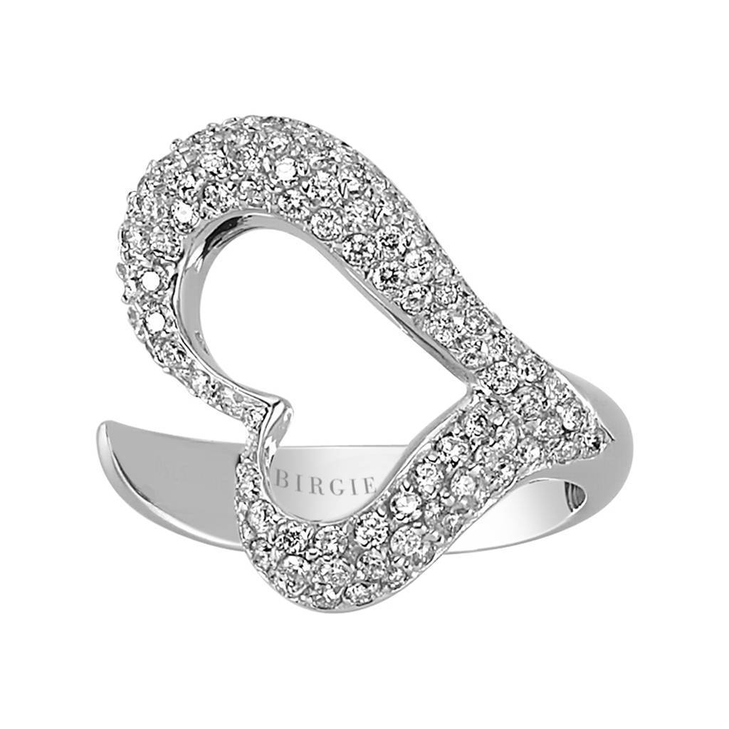 Bague coeur diamant