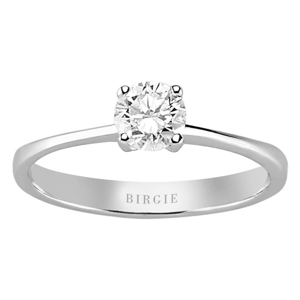 Bague solitaire diamant 0,51 carat