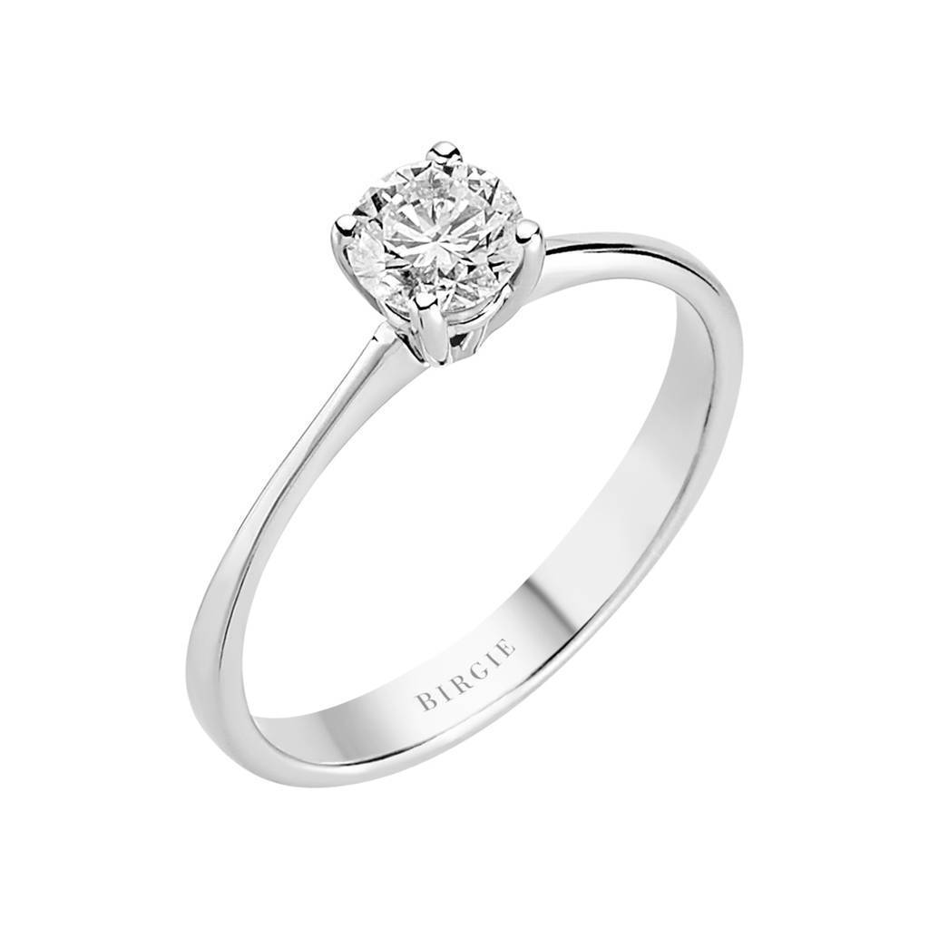 Bague solitaire diamant 0,51 carat