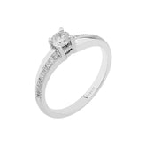 0.40 Gesamtkarat Diamant Solitaire Ring