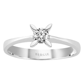 Bague solitaire diamant 0,20 carat