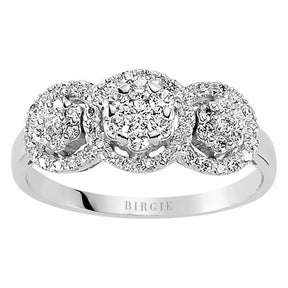 Diamant Tria Blume Ring