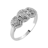 Diamant Tria Blume Ring