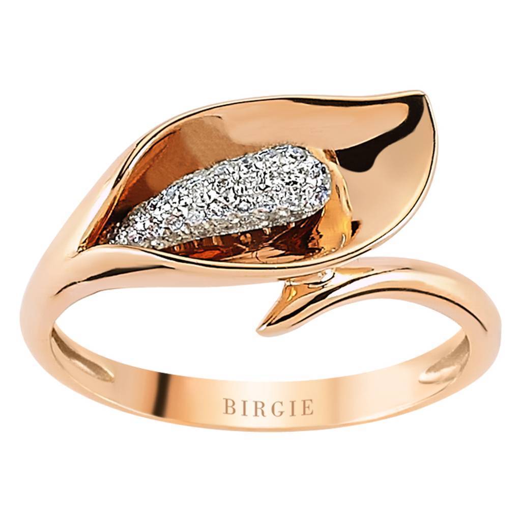 Diamant Blume Ring