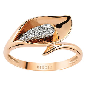 Diamant Blume Ring