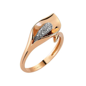 Diamant Blume Ring