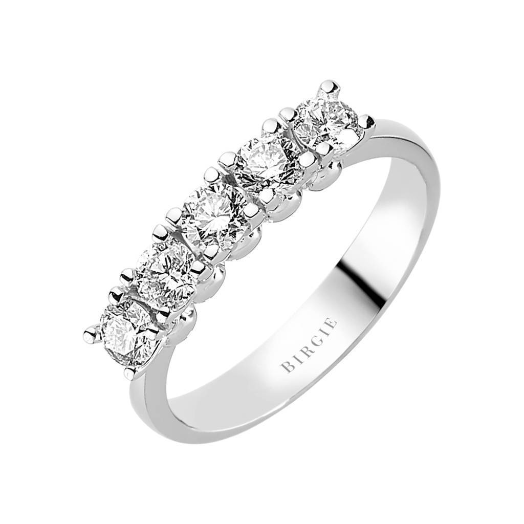 0.92 Carat Diamant 5 Stein Allianz