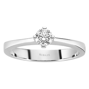 Bague solitaire diamant 0,33 carat