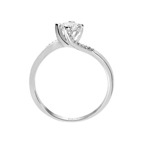 0.45 Gesamtkarat Diamant Solitaire Ring