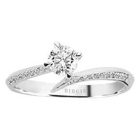 0.45 Gesamtkarat Diamant Solitaire Ring