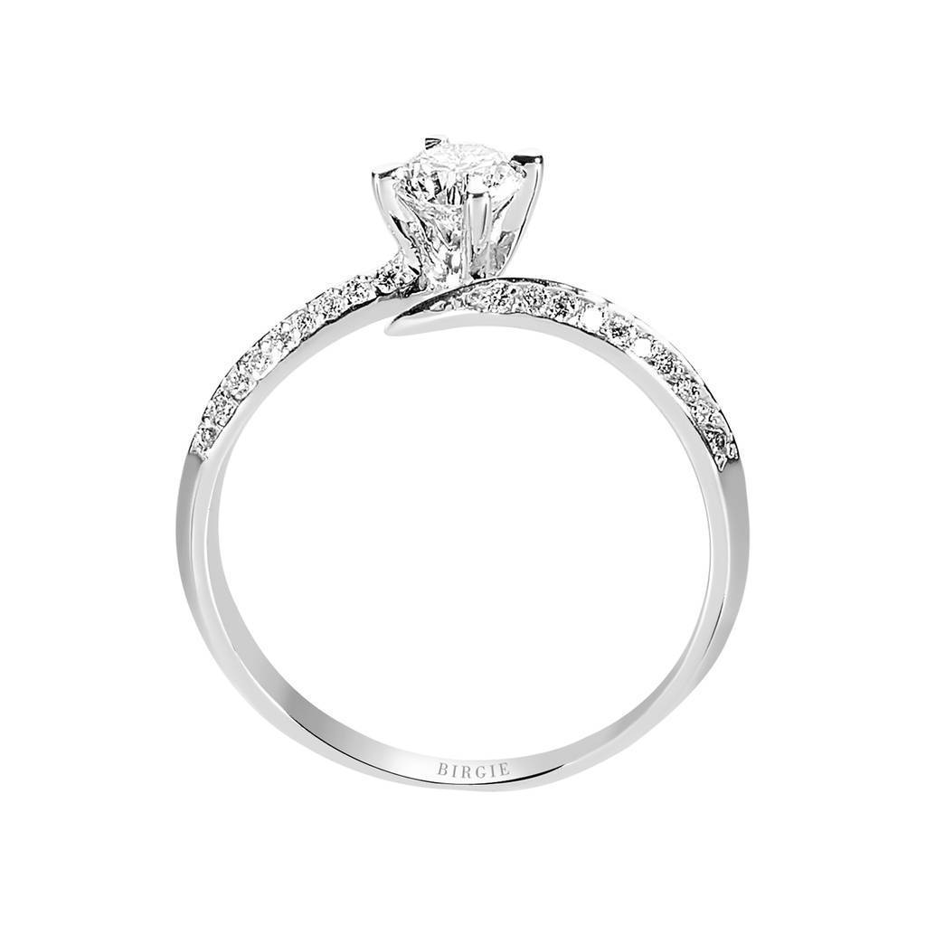 0.45 Gesamtkarat Diamant Solitaire Ring