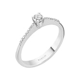 0.24 Gesamtkarat Diamant Solitaire Ring