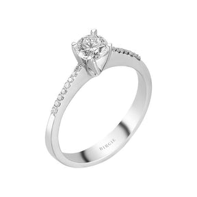 0.57 Gesamtkarat Diamant Solitaire Ring