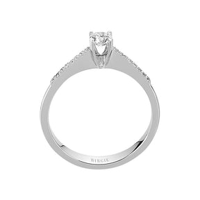 0.30 Carat Diamant Halo Ring