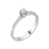 0.30 Carat Diamant Halo Ring