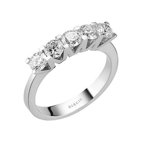 1.18 Carat Diamant 5 Stein Allianz