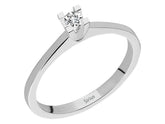 0,09 Karat Diamant Solitaire Ring