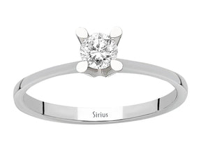 0,27 Karat Diamant Solitaire Ring