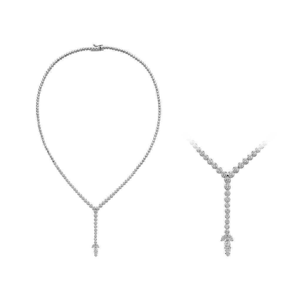 2.62 Carat Diamond Tennis Necklace