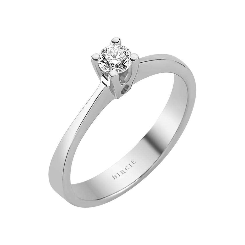 0.18 Carat Diamant Solitäire Ring