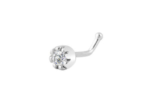 0.03 Karat Diamant Nasenpiercing