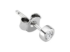 0.05 Karat Diamant Solitär Herren Ohrstecker