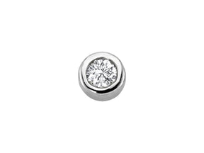 0.05 Karat Diamant Solitär Herren Ohrstecker