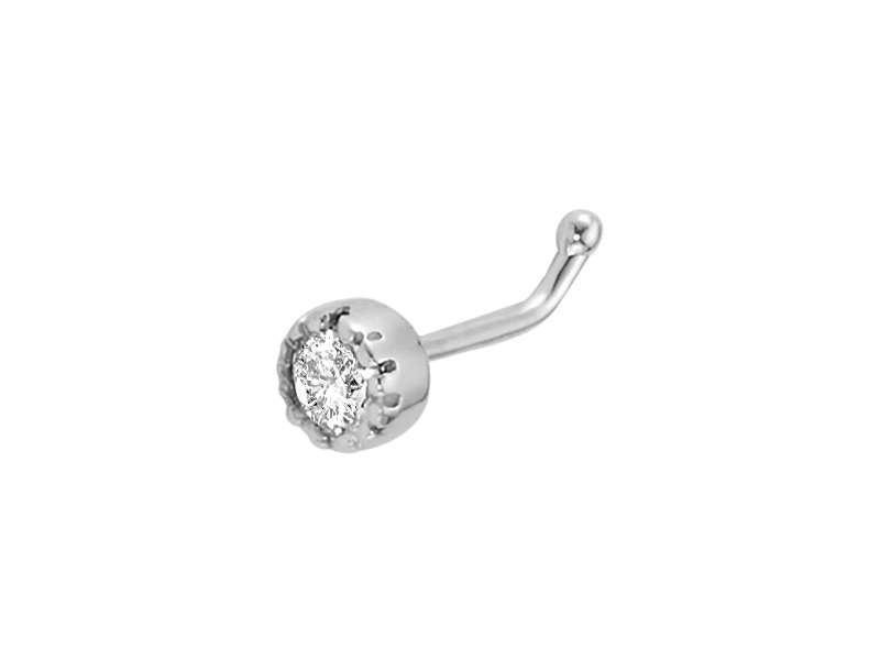 0.06 Karat Diamant Nasenpiercing