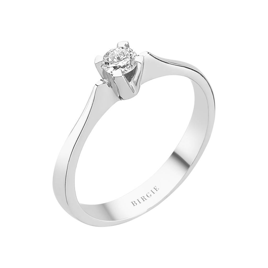 0.18 Carat Diamant Solitär Ring