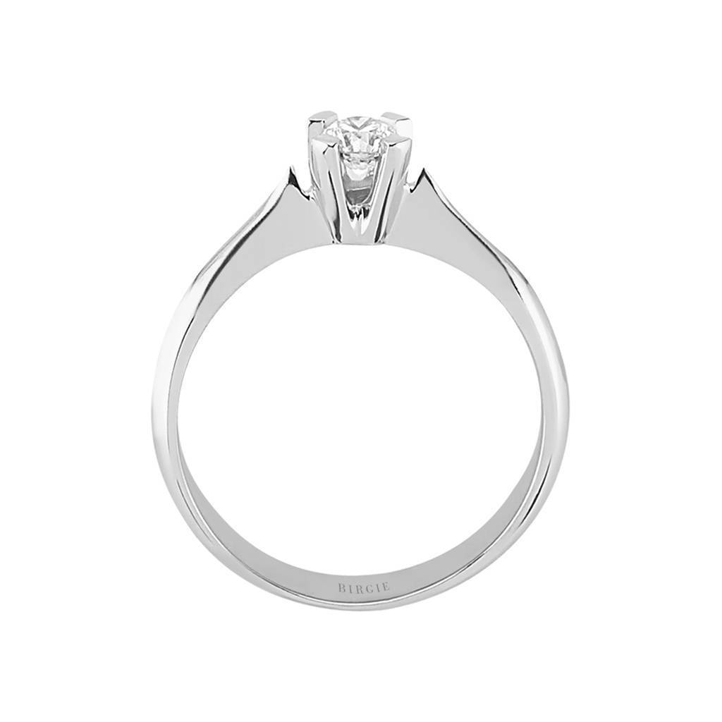 Bague solitaire diamant 0,22 carat