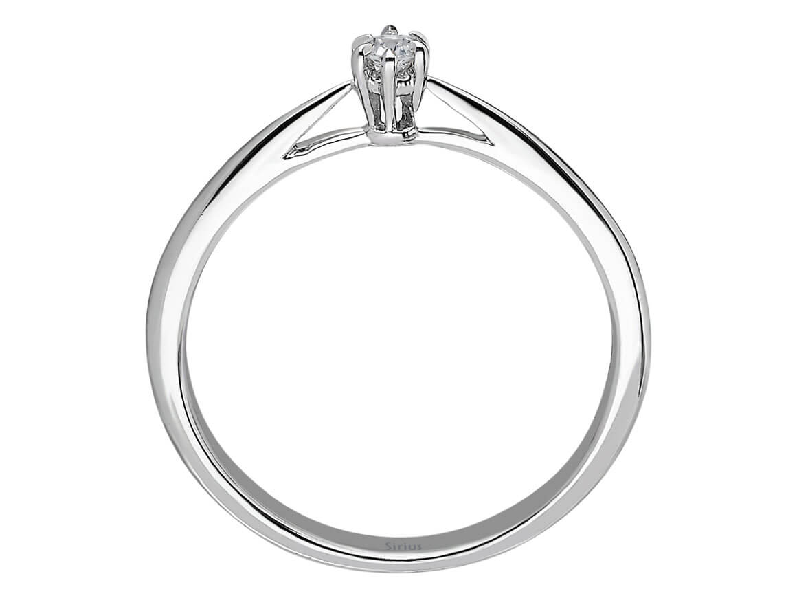 0.05 Karat Diamant Solitär Ring