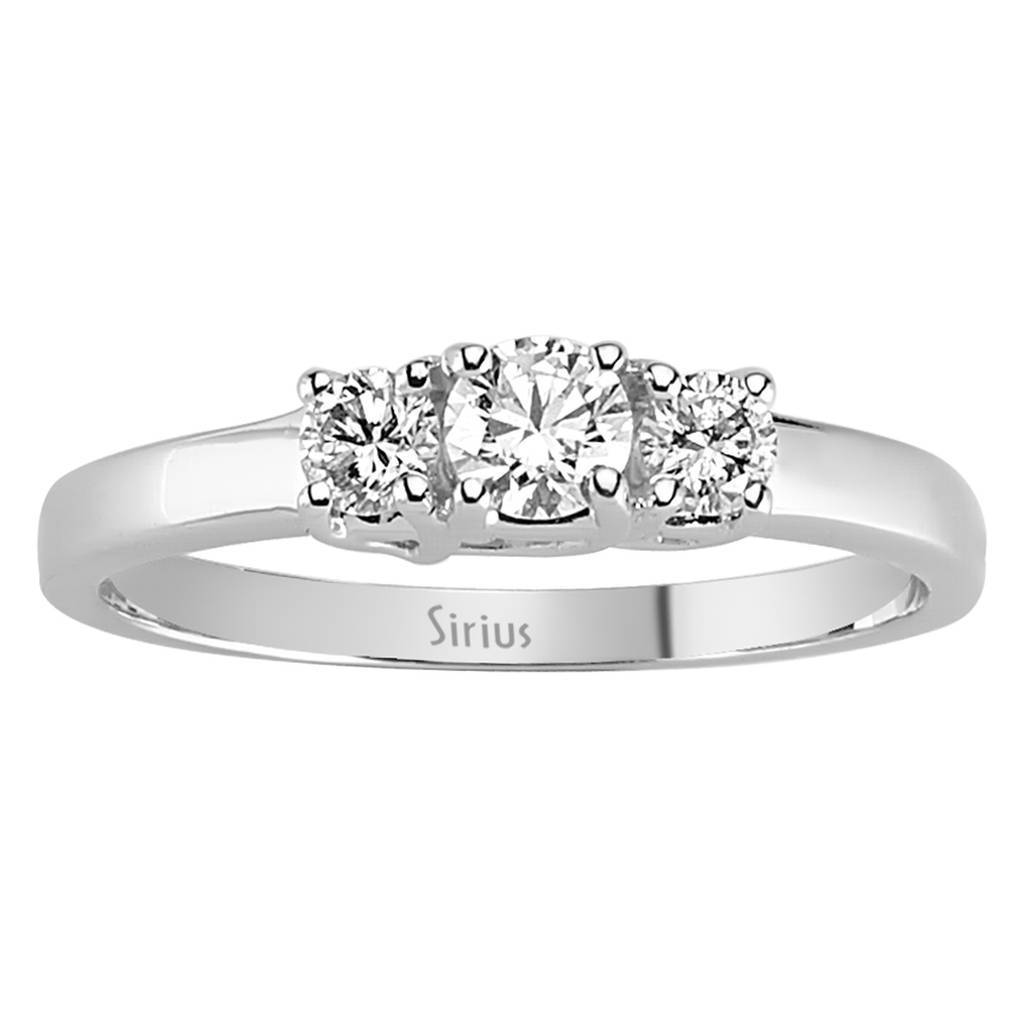 0.38 Carat Diamond Trilogy Ring