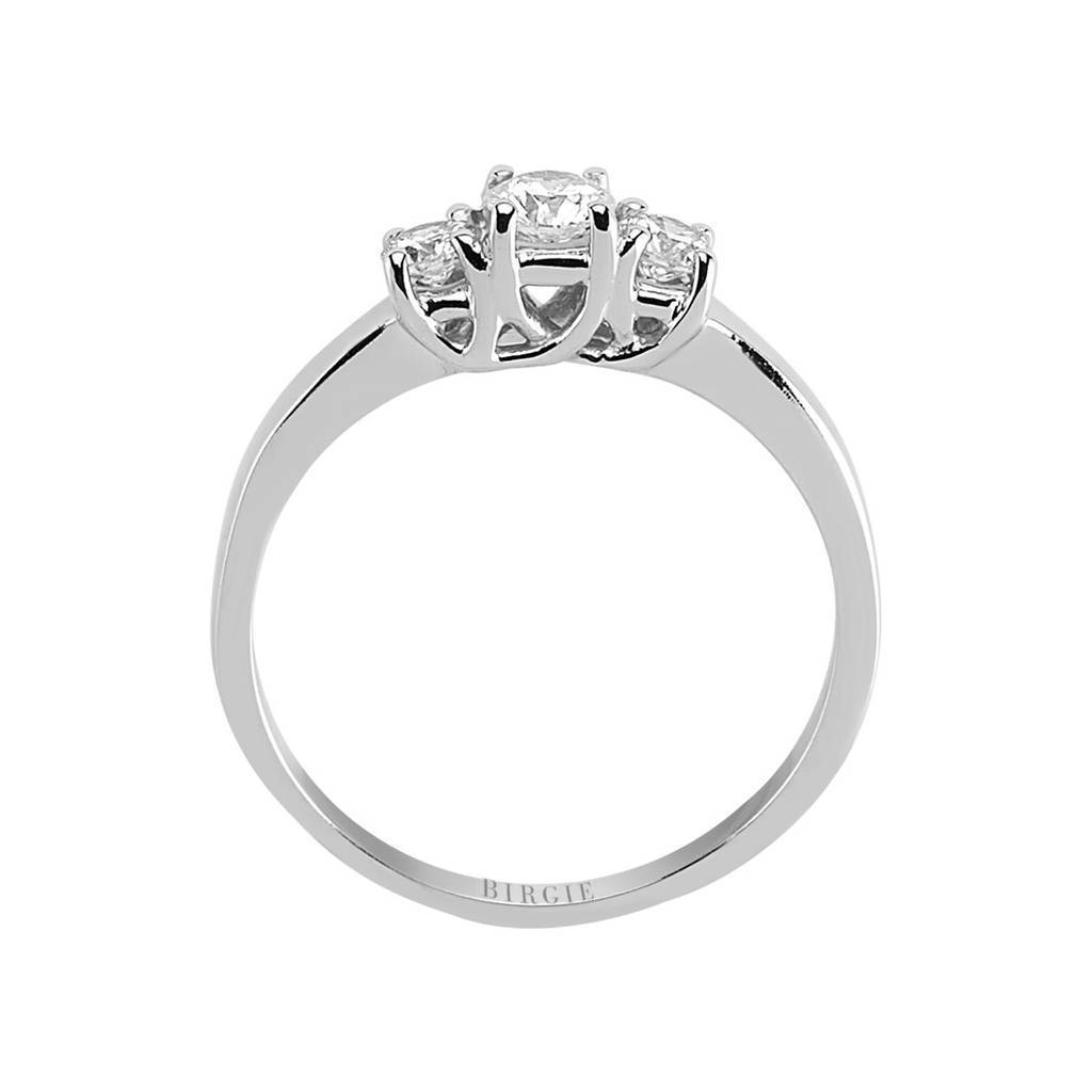 0.38 Carat Diamond Trilogy Ring