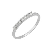 0.27 Carat Diamond 7 Stone Engagement Ring