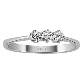 0.28 Carat Diamond Trilogy Ring